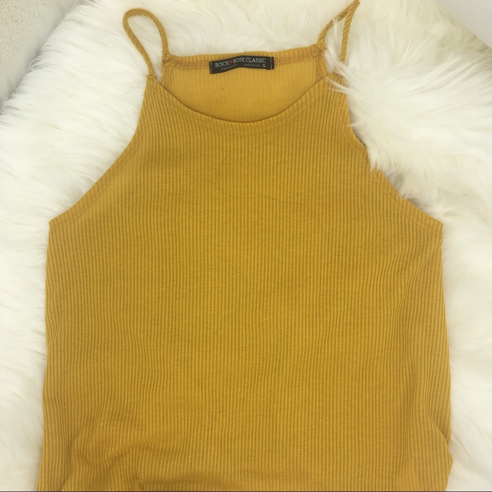 Yellow Halter Top